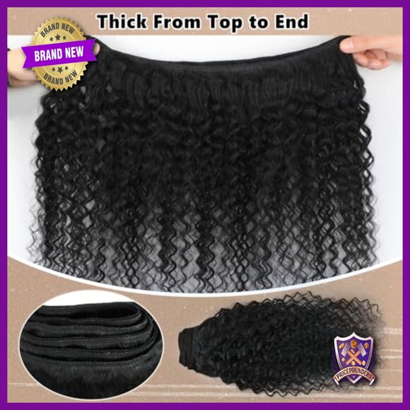 Deep Wave Human Hair Weave Bundles 18-24 Inch 12A Grade Virgin Remy main image 4